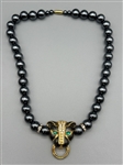 Kenneth Jay Lane Panther Choker Necklace