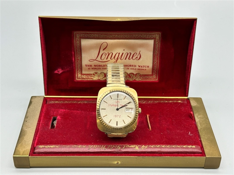 Longines Gold Filled Official Olympic Watch of Alan Ruben