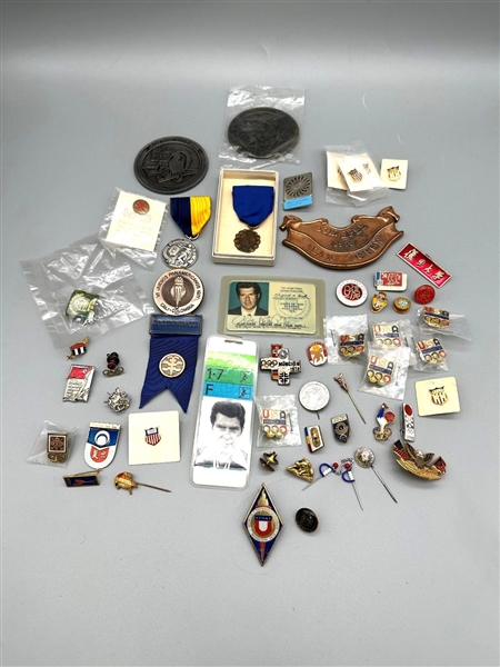 Alan Ruben Olympic Pin and Medal Collection