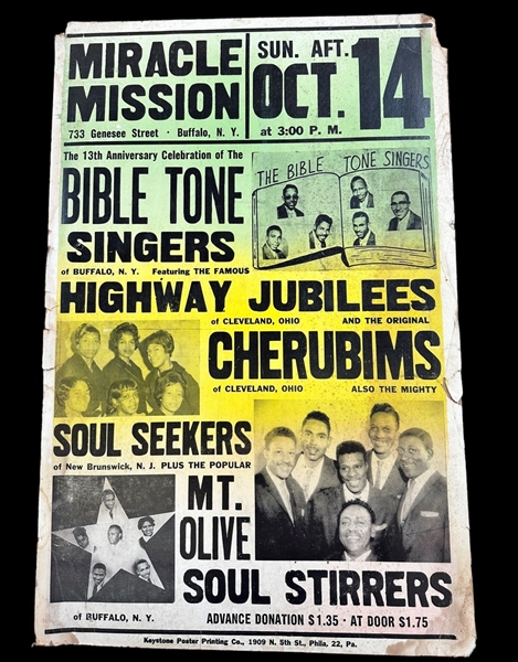 Miracle Mission Concert Poster