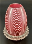 Cranberry Swirl Fairy Lamp