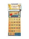 1958 St. Joseph Advertising Calendar