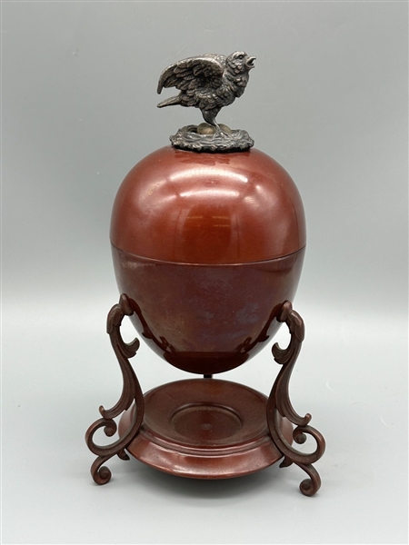 Victorian Metal Egg Coddler