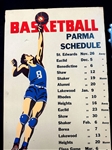 (4) Basket Ball Carnival Dance and Schedule Signs