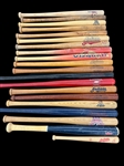 (20) Group of Cleveland Indians Mini Bats