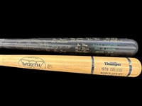 (2) College World Series Bats; 1976 College WS Arizona Championship Bat