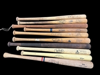 (10) Group of Full Size Baseball Bats, Store Model, Professional
