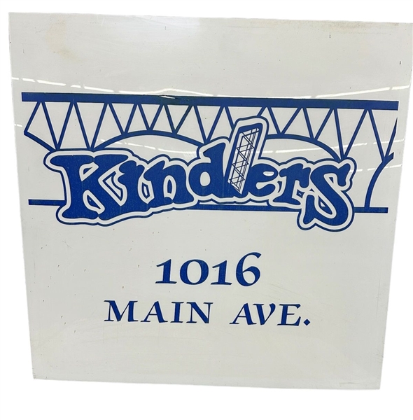 Kindlers 1016 Main Ave Advertising Sign