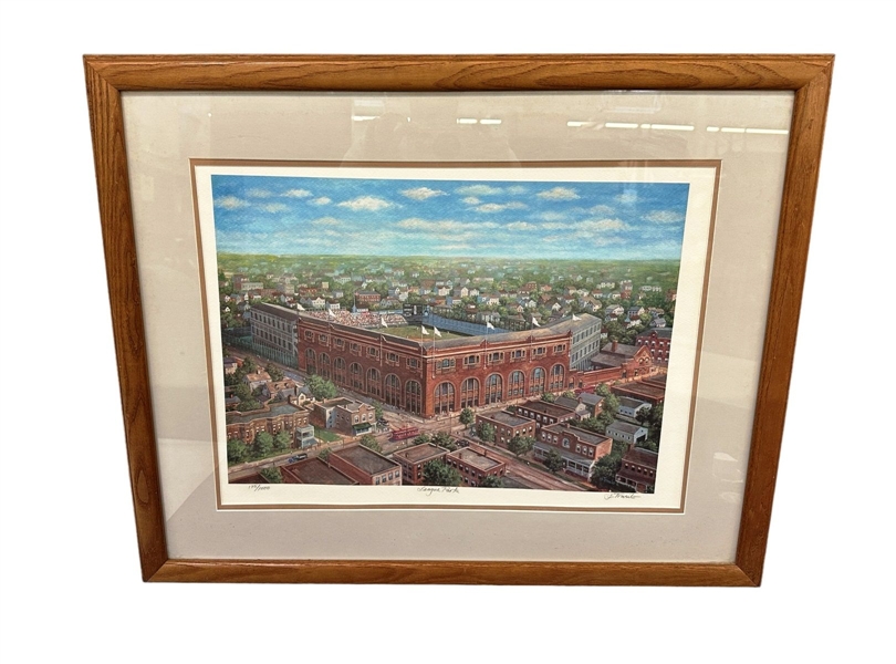 S/N 1992 League Park Lithograph