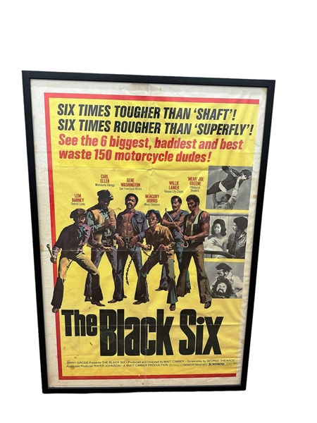 The Black Six 1974 Movie Poster