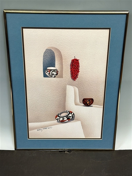 Shirley Estes Print "Acoma Through the Window"