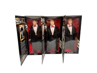 (3) Three Stooges Dolls in Original Boxes