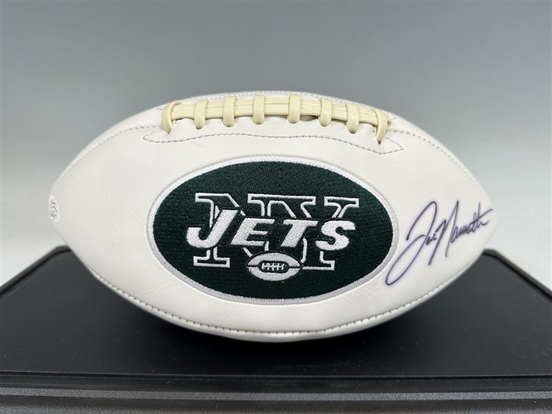 Joe Namath Autographed Jets Football 