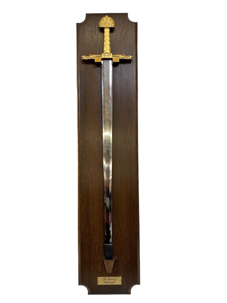 The Sword of Charlemagne Commemorative on Holder