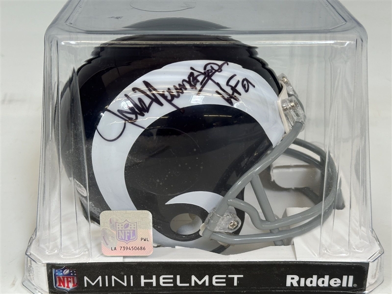 Jack Youngblood Los Angeles Rams Autographed Mini Helmet