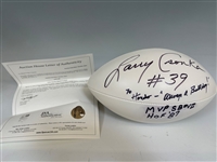 Larry Csonka Autographed Football JSA Auction House Letter