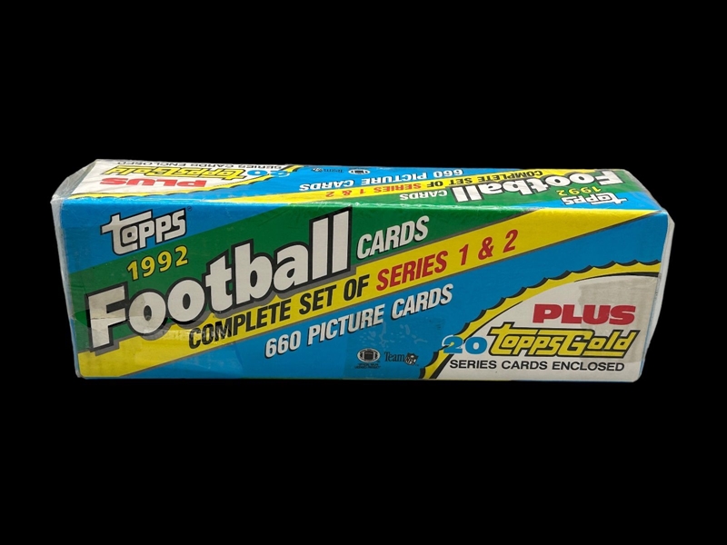 1992 Topps Football Cards Complete Set Series I and II