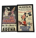 Ice Follies & Disney On Parade (2) Cleveland Arena Advertisements