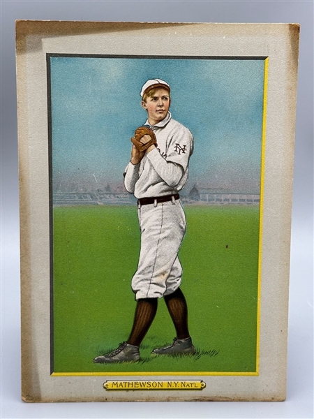 1911 T3 Turkey Red Cabinet Card No. 27 Christy Mathewson New York Giants