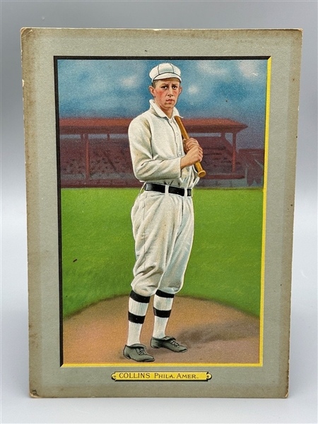 1911 T3 Turkey Red Cabinet Card No. 87 Eddie Collins HOF