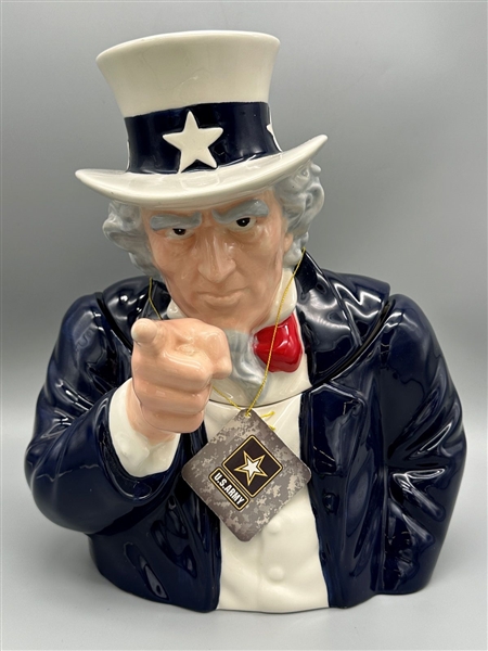 U.S. Army Uncle Sam Cookie Jar