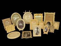 (16) Celluloid Picture Frames