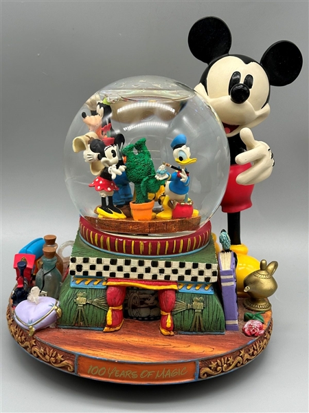 Walt Disney World 100 Years of Magic Rare Music Snow Globe