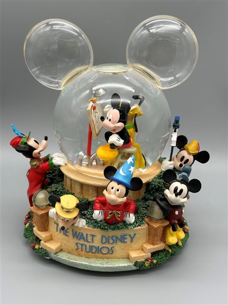 Walt Disney Studios Mickey Mouse Club March Globe Music Box