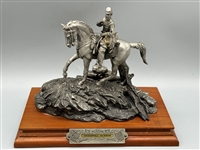 Chilmark Pewter Figurine COA With OB; Stonewall Jackson on Horseback