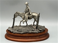 Chilmark Pewter Figurine COA With OB; Line Rider
