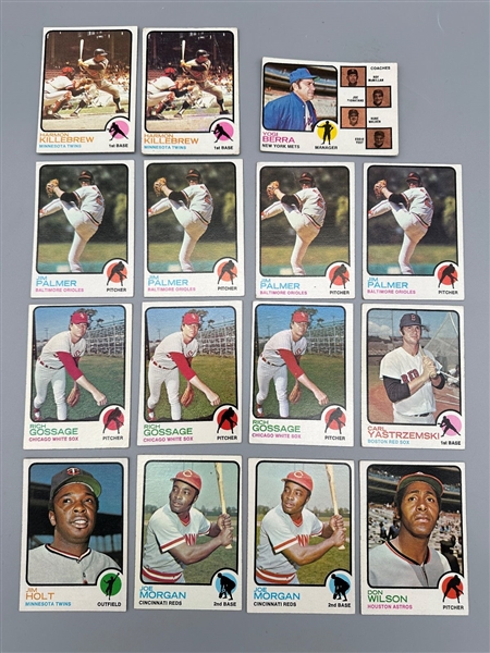 1973 Topps Baseball Star Cards; Killebrew, Berra, Yaz, Others