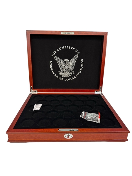 The Complete US Morgan Silver Dollar Collection Display Box