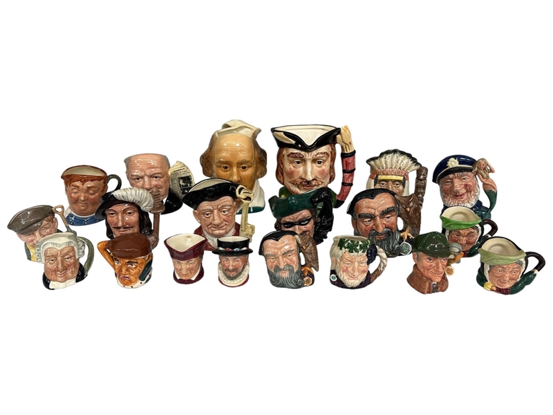 Group of Royal Doulton Character Mugs