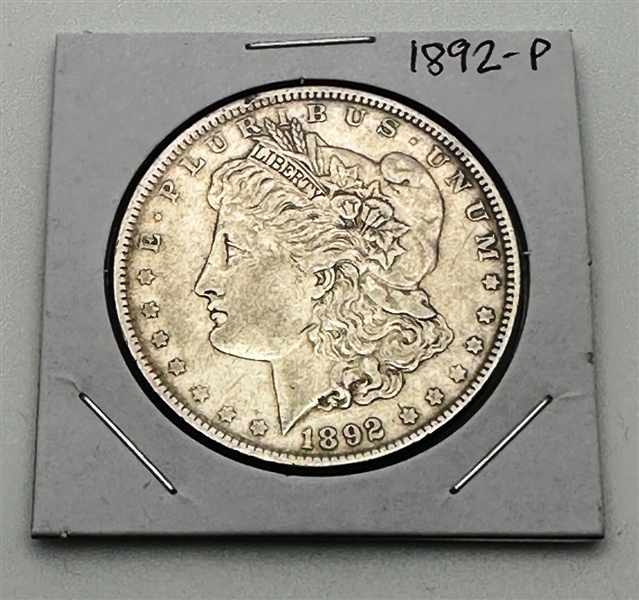 1892-P Morgan Silver Dollar