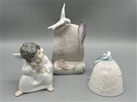 (3) Lladro Porcelain Figurines 