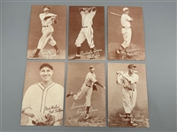 (6) 1939-1946 Exhibit Salutations Cards