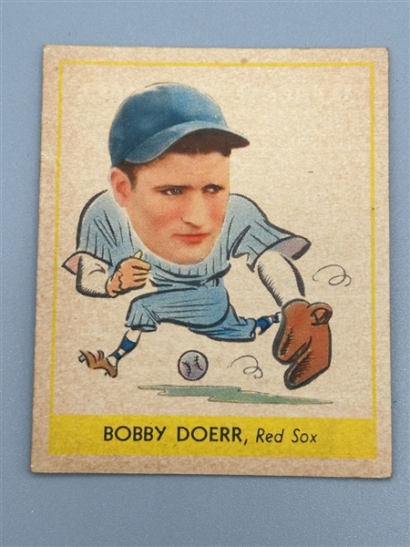 1938 Goudey Heads Up #258 Bobby Doerr Baseball Card