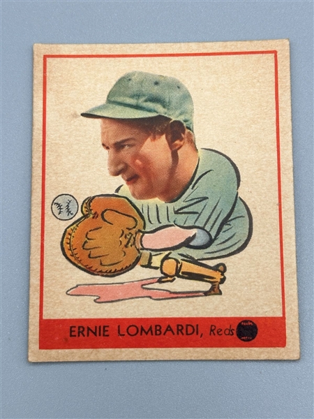 1938 Goudey Heads Up #246 Ernest Lombardi Baseball Card