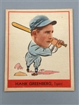 1938 Goudey Heads Up #253 Hank Greenberg Baseball Card