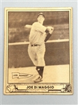 1940 Playball #1 Joe DiMaggio Baseball Card