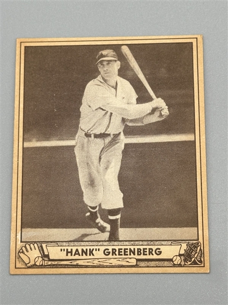 1940 Playball #40 Hank Greenberg