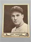 1940 Playball #107 Arky Vaughn: 