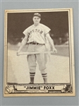 1940 Playball #133 Jimmie Foxx Baseball Card