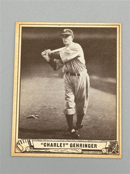 1940 Playball #41 Charles Gehringer Baseball Card