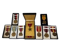 (9) Military Medals in Original Government Packaging; Bronze Star