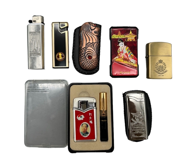 (7) Asian Export Lighters