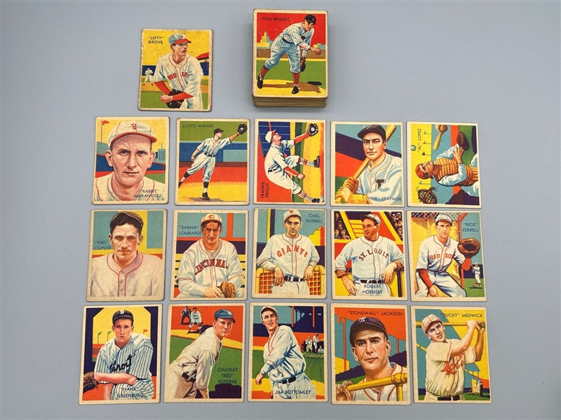 (48) 1934-1936 Diamond Stars Baseball Cards Including Lefty Grove