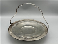 Elgin Sterling Silver Handled Footed Plate 