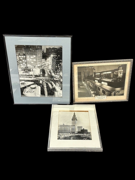 (3) Cleveland Ohio Large Black and White Photographs