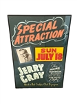 Jerry Gray The Original Glenn Miller Arranger Advertising Poster